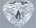 Natural Diamond 0.34 Carats, Heart with  Cut, E Color, VVS1 Clarity and Certified by GIA