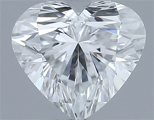 Picture of Natural Diamond 0.34 Carats, Heart with  Cut, E Color, VVS1 Clarity and Certified by GIA