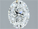 Diamante Natural 1.82 quilates, Ovalado , Color E, claridad VVS1 y certificado GIA