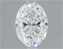 Natural Diamond 0.80 Carats, Oval with  Cut, E Color, VS2 Clarity and Certified by GIA