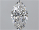 Natural Diamond 2.02 Carats, Marquise with  Cut, D Color, SI2 Clarity and Certified by GIA