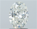 Natural Diamond 1.20 Carats, Oval with  Cut, I Color, SI2 Clarity and Certified by GIA