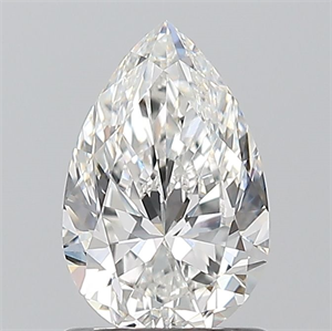 Picture of Natural Diamond 1.00 Carats, Pear with  Cut, G Color, VS2 Clarity and Certified by GIA