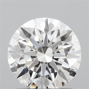 Picture of Lab Grown Diamond 1.10 Carats, Round with Ideal Cut, D Color, VVS1 Clarity and Certified by IGI