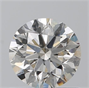 Natural Diamond 0.80 Carats, Round with Excellent Cut, J Color, SI2 Clarity and Certified by GIA