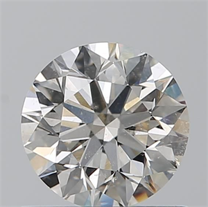 Picture of Natural Diamond 0.80 Carats, Round with Excellent Cut, J Color, SI2 Clarity and Certified by GIA