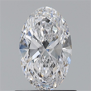 Picture of Natural Diamond 0.72 Carats, Oval with  Cut, D Color, VS2 Clarity and Certified by GIA