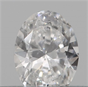 Natural Diamond 0.18 Carats, Oval with  Cut, E Color, SI1 Clarity and Certified by IGI