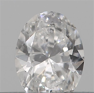 Picture of Natural Diamond 0.18 Carats, Oval with  Cut, E Color, SI1 Clarity and Certified by IGI