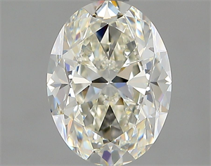 Picture of Natural Diamond 1.51 Carats, Oval with  Cut, J Color, VVS1 Clarity and Certified by GIA