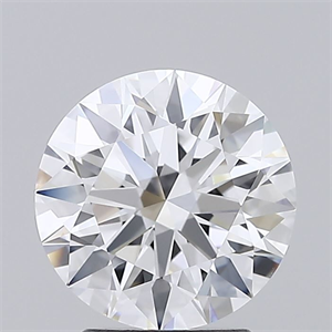 Picture of Lab Grown Diamond 2.34 Carats, Round with Ideal Cut, D Color, IF Clarity and Certified by IGI