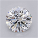 Lab Grown Diamond 1.53 Carats, Round with Ideal Cut, E Color, VVS2 Clarity and Certified by IGI