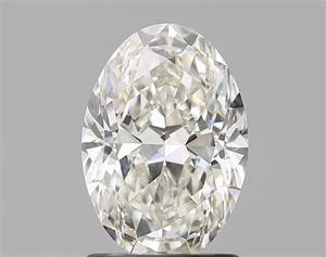Picture of Natural Diamond 1.58 Carats, Oval with  Cut, I Color, VVS2 Clarity and Certified by GIA