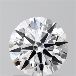 Picture of Lab Grown Diamond 1.02 Carats, Round with Ideal Cut, D Color, VVS2 Clarity and Certified by IGI