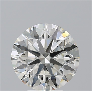 Foto Diamante Natural 4.01 quilates, Redondo , Color J, claridad SI2 y certificado GIA de