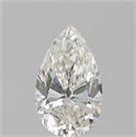Natural Diamond 0.53 Carats, Pear with  Cut, J Color, VS2 Clarity and Certified by GIA
