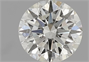 Natural Diamond 0.90 Carats, Round with Excellent Cut, K Color, SI2 Clarity and Certified by GIA