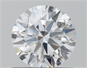 Lab Grown Diamond 0.87 Carats, Round with Ideal Cut, D Color, VS2 Clarity and Certified by IGI