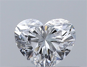 Picture of Natural Diamond 0.30 Carats, Heart with  Cut, D Color, VS1 Clarity and Certified by GIA