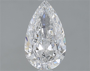 Picture of Natural Diamond 1.00 Carats, Pear with  Cut, D Color, SI1 Clarity and Certified by GIA