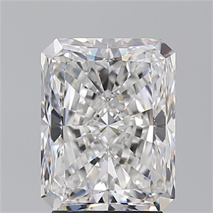 Picture of Natural Diamond 3.21 Carats, Radiant with  Cut, D Color, VS2 Clarity and Certified by GIA