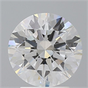Lab Grown Diamond 2.50 Carats, Round with Ideal Cut, D Color, VS1 Clarity and Certified by IGI