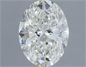 Diamante Natural 0.70 quilates, Ovalado , Color H, claridad VVS2 y certificado IGI
