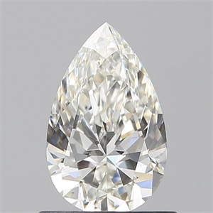 Foto Diamante Natural 0.70 quilates, De pera , Color H, claridad VS1 y certificado GIA de
