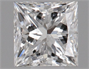 Diamante Natural 0.31 quilates, Princesa , Color F, claridad SI2 y certificado GIA