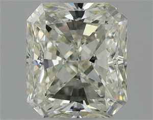 Picture of Natural Diamond 1.03 Carats, Radiant with  Cut, K Color, VS2 Clarity and Certified by GIA