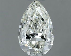 Foto Diamante Natural 0.61 quilates, De pera , Color I, claridad VVS1 y certificado IGI de