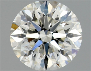 Picture of Natural Diamond 1.01 Carats, Round with Excellent Cut, H Color, SI1 Clarity and Certified by GIA
