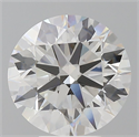 Lab Grown Diamond 5.52 Carats, Round with Ideal Cut, F Color, VVS2 Clarity and Certified by IGI
