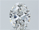 Diamante Natural 1.03 quilates, Ovalado , Color F, claridad SI2 y certificado GIA