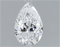 Natural Diamond 0.70 Carats, Pear with  Cut, D Color, VS2 Clarity and Certified by GIA