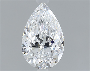 Picture of Natural Diamond 0.70 Carats, Pear with  Cut, D Color, VS2 Clarity and Certified by GIA