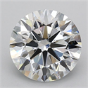 Lab Grown Diamond 3.01 Carats, Round with Ideal Cut, D Color, VVS1 Clarity and Certified by IGI