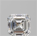 Natural Diamond 1.01 Carats, Asscher with  Cut, G Color, VS2 Clarity and Certified by GIA