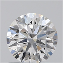 Natural Diamond 0.70 Carats, Round with Excellent Cut, D Color, SI2 Clarity and Certified by GIA