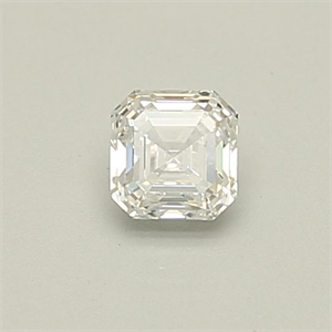 Picture of Natural Diamond 0.30 Carats, Asscher with  Cut, D Color, VS2 Clarity and Certified by GIA