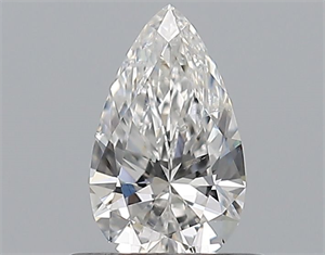 Foto Diamante Natural 0.50 quilates, De pera , Color F, claridad SI2 y certificado GIA de
