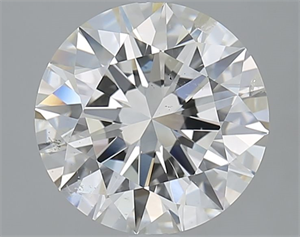 Picture of Natural Diamond 3.01 Carats, Round with Excellent Cut, H Color, SI2 Clarity and Certified by GIA