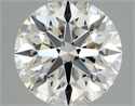 Natural Diamond 0.40 Carats, Round with Excellent Cut, H Color, VS1 Clarity and Certified by GIA