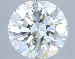 Picture of Natural Diamond 3.03 Carats, Round with Excellent Cut, J Color, VS1 Clarity and Certified by IGI