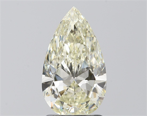 Picture of Natural Diamond 1.50 Carats, Pear with  Cut, M Color, VS2 Clarity and Certified by GIA