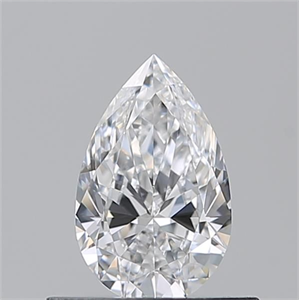 Picture of Natural Diamond 0.50 Carats, Pear with  Cut, D Color, VS1 Clarity and Certified by GIA