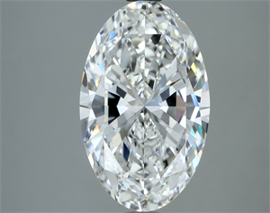 Foto Diamante Natural 3.10 quilates, Ovalado , Color G, claridad VVS1 y certificado GIA de