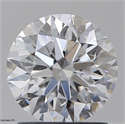 Diamante Natural 1.51 quilates, Redondo , Color D, claridad SI1 y certificado GIA