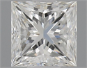 Natural Diamond 0.32 Carats, Princess with  Cut, G Color, VVS2 Clarity and Certified by GIA