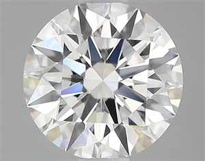 Picture of Lab Grown Diamond 1.04 Carats, Round with Ideal Cut, F Color, VVS2 Clarity and Certified by IGI